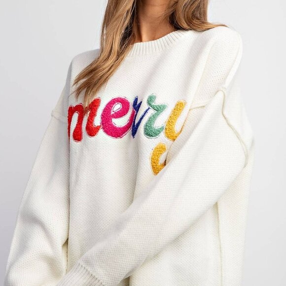 Sweet Generis - MERRY HOLIDAY SWEATER - Picture 1 of 11